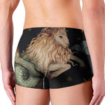 Watercolor Capricorn Zodiac Sign Print Men's Boxer Briefs