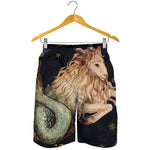 Watercolor Capricorn Zodiac Sign Print Men's Shorts