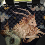 Watercolor Capricorn Zodiac Sign Print Pet Car Back Seat Cover