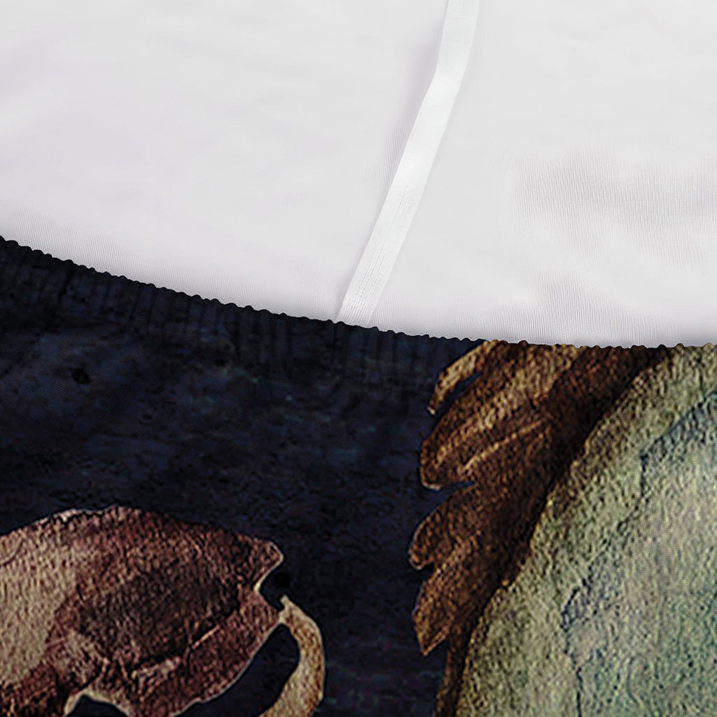 Watercolor Capricorn Zodiac Sign Print Sofa Cover