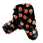 Watercolor Carnation Pattern Print Boxing Gloves