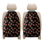 Watercolor Carnation Pattern Print Car Seat Organizers