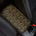 Watercolor Carrot And Radish Print Car Center Console Cover