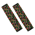 Watercolor Carrot And Radish Print Car Seat Belt Covers