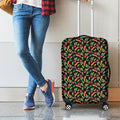 Watercolor Carrot And Radish Print Luggage Cover