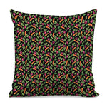 Watercolor Carrot And Radish Print Pillow Cover