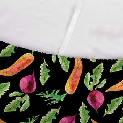 Watercolor Carrot And Radish Print Sofa Cover