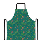 Watercolor Carrot Pattern Print Apron