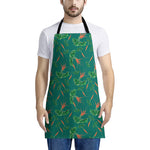 Watercolor Carrot Pattern Print Apron