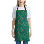 Watercolor Carrot Pattern Print Apron