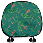 Watercolor Carrot Pattern Print Car Headrest Covers