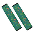 Watercolor Carrot Pattern Print Car Seat Belt Covers