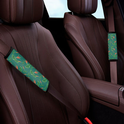 Watercolor Carrot Pattern Print Car Seat Belt Covers