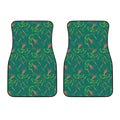 Watercolor Carrot Pattern Print Front Car Floor Mats