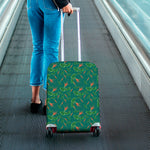 Watercolor Carrot Pattern Print Luggage Cover