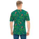 Watercolor Carrot Pattern Print Men's T-Shirt