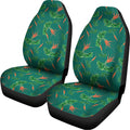 Watercolor Carrot Pattern Print Universal Fit Car Seat Covers