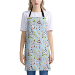 Watercolor Cartoon Cow Pattern Print Apron