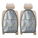 Watercolor Cartoon Cow Pattern Print Car Seat Organizers