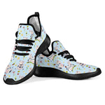 Watercolor Cartoon Cow Pattern Print Mesh Knit Shoes GearFrost
