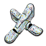 Watercolor Cartoon Cow Pattern Print Muay Thai Shin Guard
