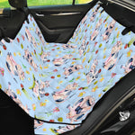 Watercolor Cartoon Cow Pattern Print Pet Car Back Seat Cover