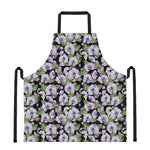 Watercolor Cattleya Pattern Print Apron