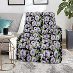 Watercolor Cattleya Pattern Print Blanket