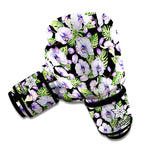 Watercolor Cattleya Pattern Print Boxing Gloves
