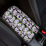 Watercolor Cattleya Pattern Print Car Center Console Cover