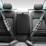 Watercolor Cattleya Pattern Print Car Seat Belt Covers