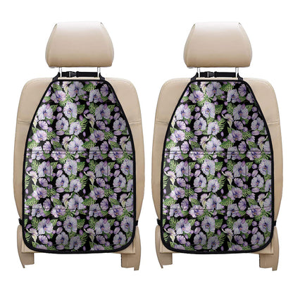 Watercolor Cattleya Pattern Print Car Seat Organizers