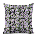Watercolor Cattleya Pattern Print Pillow Cover
