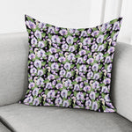 Watercolor Cattleya Pattern Print Pillow Cover