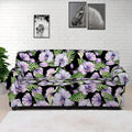 Watercolor Cattleya Pattern Print Sofa Cover
