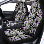 Watercolor Cattleya Pattern Print Universal Fit Car Seat Covers