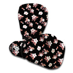 Watercolor Cherry Blossom Pattern Print Boxing Gloves