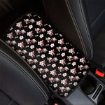 Watercolor Cherry Blossom Pattern Print Car Center Console Cover