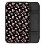 Watercolor Cherry Blossom Pattern Print Car Center Console Cover