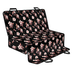 Watercolor Cherry Blossom Pattern Print Pet Car Back Seat Cover