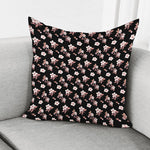 Watercolor Cherry Blossom Pattern Print Pillow Cover