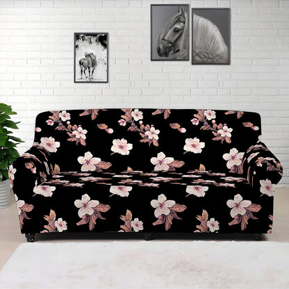 Watercolor Cherry Blossom Pattern Print Sofa Cover