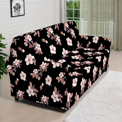Watercolor Cherry Blossom Pattern Print Sofa Cover