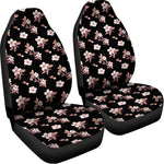 Watercolor Cherry Blossom Pattern Print Universal Fit Car Seat Covers