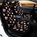 Watercolor Cherry Blossom Pattern Print Universal Fit Car Seat Covers