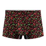 Watercolor Cherry Pattern Print Men's Boxer Briefs