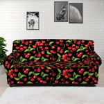 Watercolor Cherry Pattern Print Sofa Cover