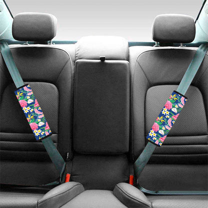 Watercolor Chrysanthemum Pattern Print Car Seat Belt Covers