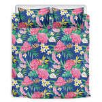Watercolor Chrysanthemum Pattern Print Duvet Cover Bedding Set