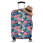 Watercolor Chrysanthemum Pattern Print Luggage Cover